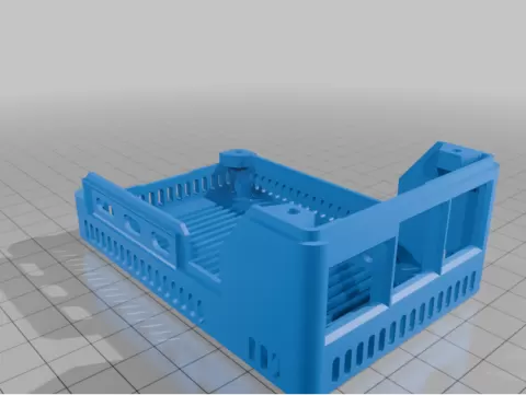 Raspberry pi 5 case winth nvme under the pi