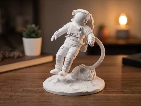 Silent Horizon - Astronaut Lunar Base Diorama
