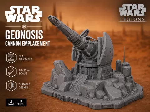 Geonosis Sonic Cannon Emplacement - Star Wars