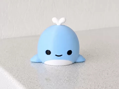 Whale Toy | Kawaii Ocean Animal Toy