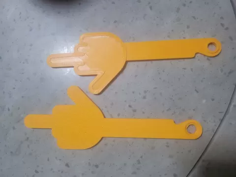 Fingers mail flag
