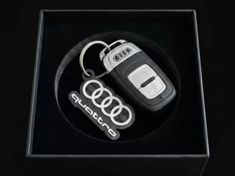 Audi quattro Logo Keychain