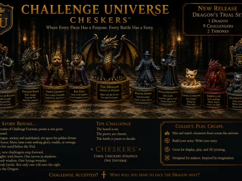 Challenge Checkers - Wisdom and Seeker