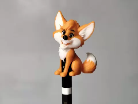 Fox Pen Topper
