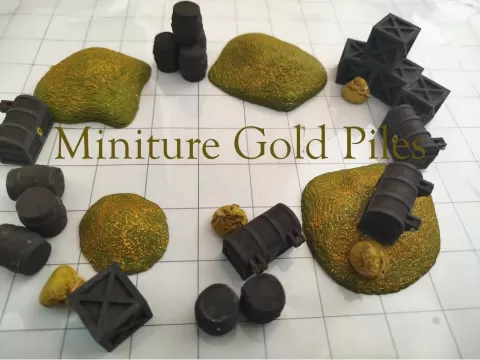 Miniature Gold Piles