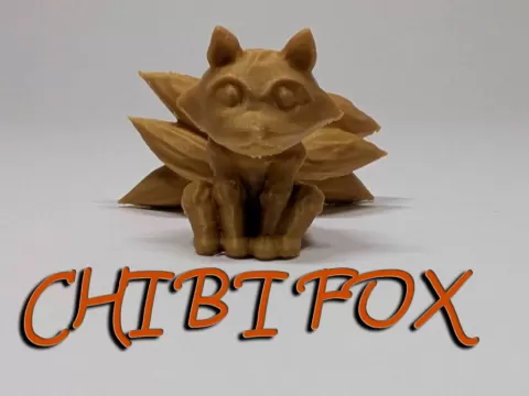 Chibi Fox Miniature ( NO AI )
