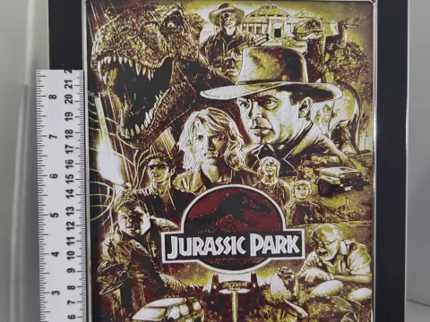 Jurassic Park Hueforge 8"X10"