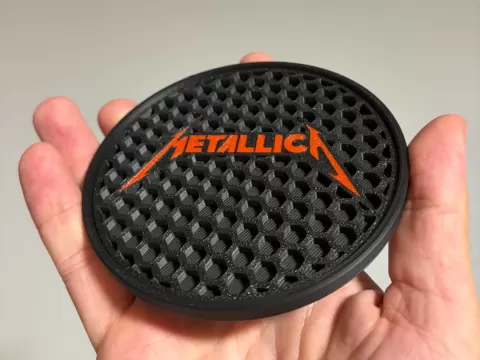 Metallica coaster - Easy to wash