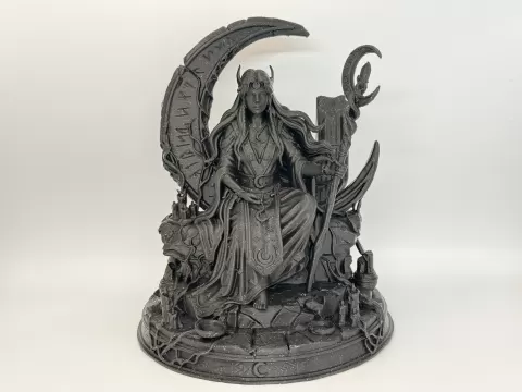 Gothic Moon Priestess - Spooky Cute Figure #4
