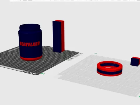 Cleveland Guardians can Koozie 12oz US.