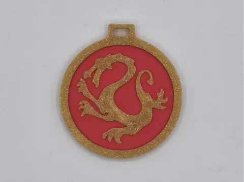 Medaglia Mulan drago cina