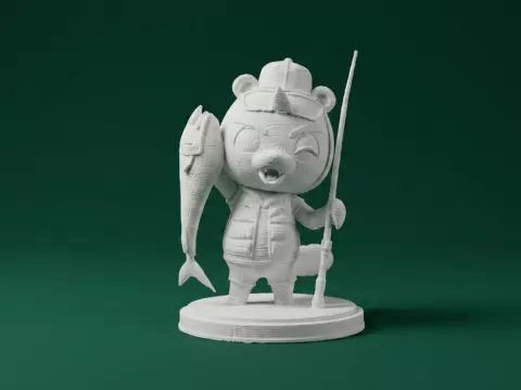 Animal Crossing CJ Fishing Figurine