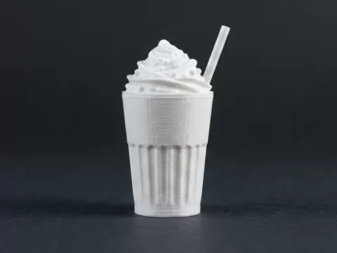 Milkshake with Whipped Cream Model