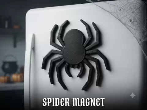 Araña Imán Nevera Halloween