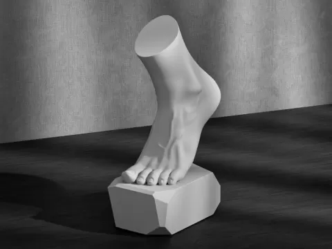 Artistic Foot Sculpture