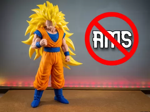 Goku Super Saiyan 3 / NO AMS HIGH DETAIL MODEL