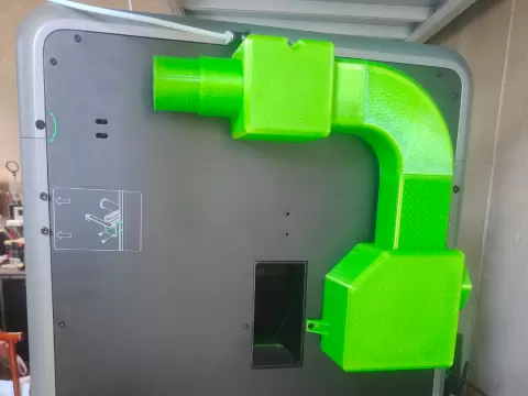 创想三维 K2 Pro 单机排气排风套件 左右双出风口带堵头 V3