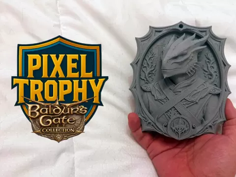 Pixel Trophy - The Dark Urge (Baldur's Gate 3)