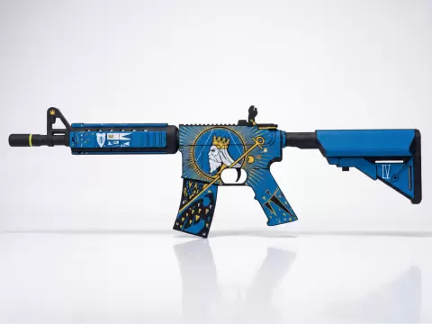 M4A4 | The Emperor – 3D Printed Wall Art