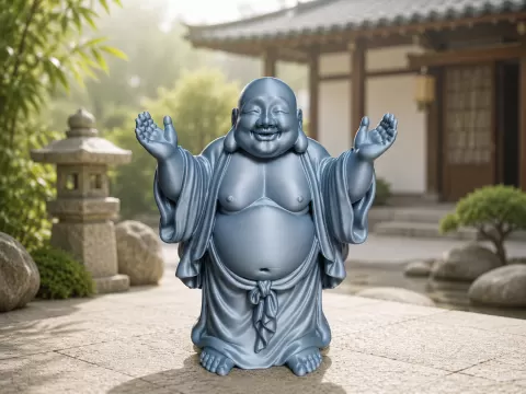 Happy Buddha – Symbol für Glück und Zufriedenheit