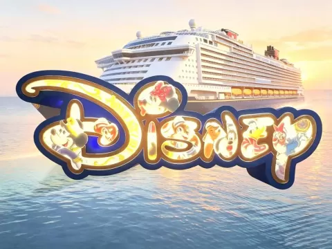 迪士尼游轮邮轮Disney Cruise透光浮雕灯箱 门贴