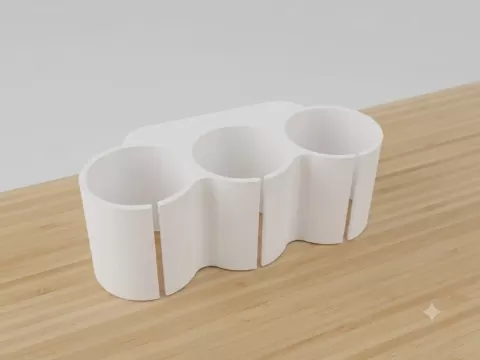 3-Slot Roll Organizer (Trash Bags & More)