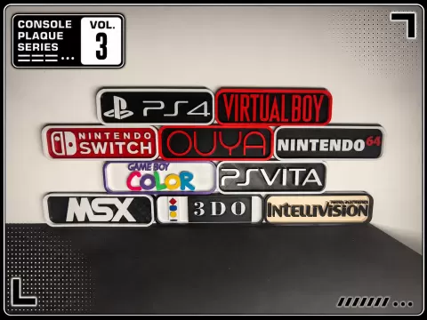 Console Plaque Series Collection Vol. 3