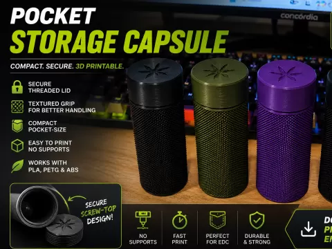 Pocket Capsule – Compact Screw-Anti-Stress