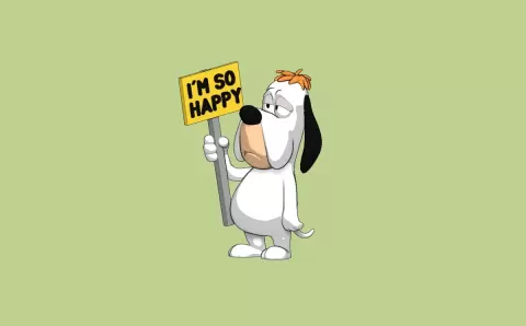 Droopy cartoon character