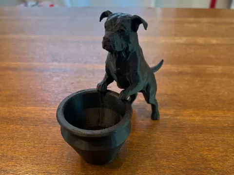Pitbull Planter