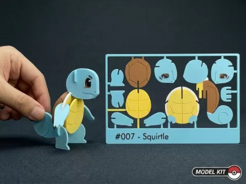 Pokemon #007 - Squirtle kit card