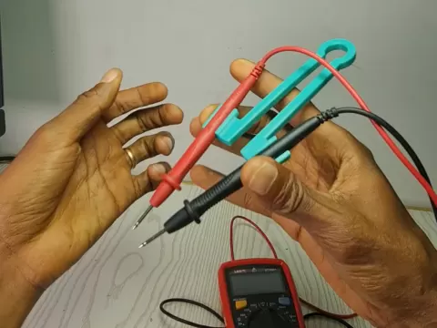 Digital Multimeter (DMM) Probe Tweezer