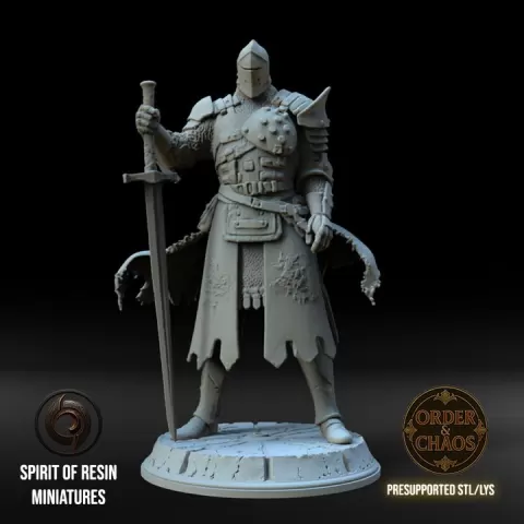 Sir Koris, the Bastion by Spirit of Resin Miniatures