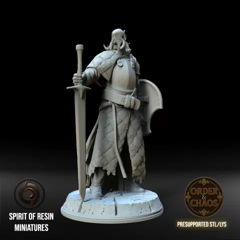 Sir Korin, the Corrupted by Spirit of Resin Miniatures