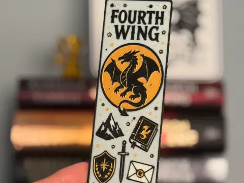 Fourth Wing Bookmark