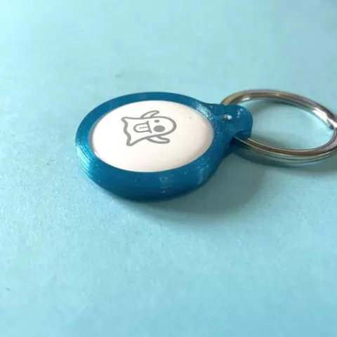 AirTag key ring attachment