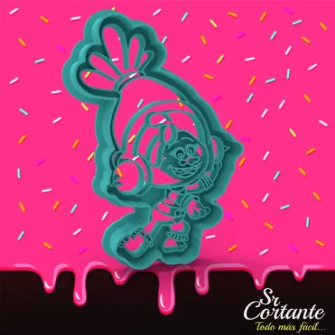 THEME TROLLS COOKIE CUTTER - COOKIE CUTTER
