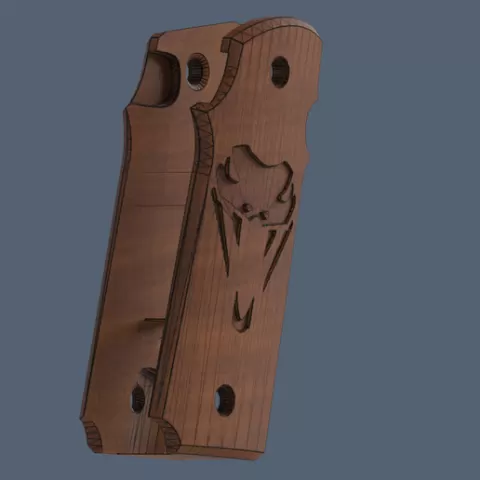 COLT 1911 NEW LINED SHAPE GRIP VENOM THEME