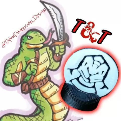 Yuan Ti - D&D set - D&D Minis - D&D Miniatures - D&D Yuan Ti Coin - Token - Miniature - Dungeons and Dragons Evil PG