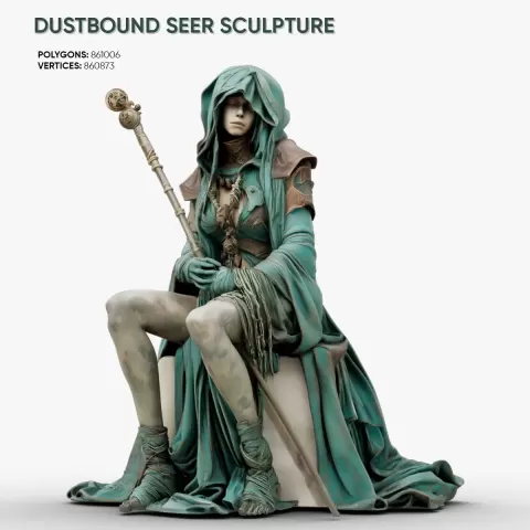 Dustbound Seer Sculpture