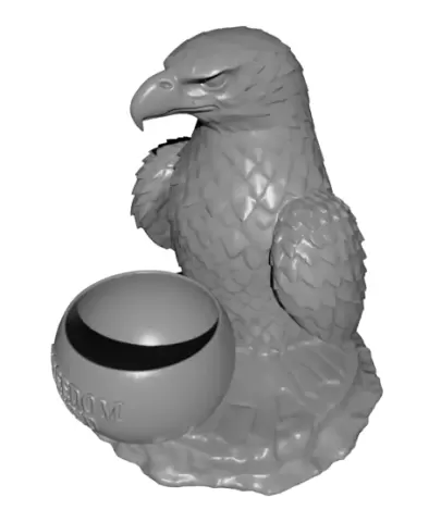 Majestic Bald Eagle Tip Jar