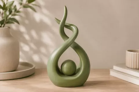 Abstract Couple Sculpture STL | Modern Love Decor 3D Print | Minimalist Embrace Statue | Romantic Ho
