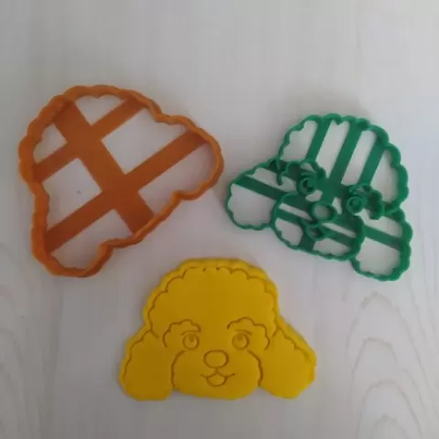 CORTADOR DE GALLETAS FRENCH POODLE.COOKIE CUTTER FRENCH POODLE