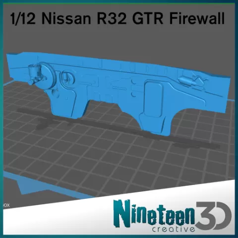 Fujimi 1/12 R32 GTR Firewall Replacement