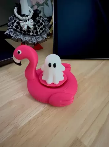 Flamingo Pool Float Fidget Clicker