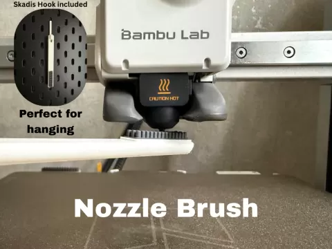 Nozzle cleaning brush (ideal for hanging up)