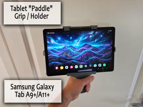 Handheld Tablet "Paddle" Grip / Holder