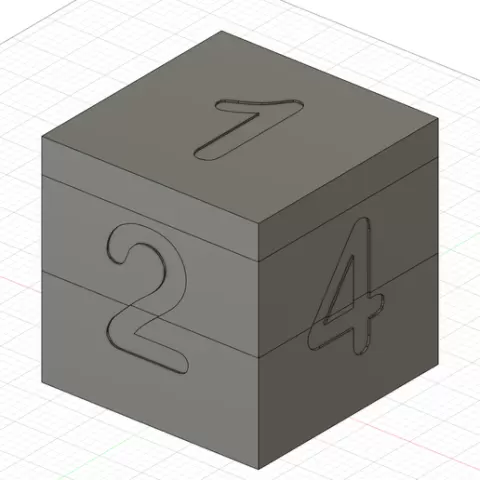 D6 Shaped Dice Box