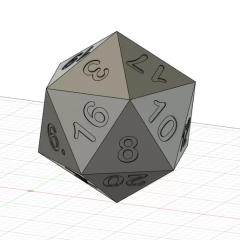 D20 Shaped Dice Box