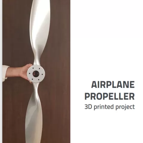 3D printed propeller as ceiling lamp tutorial